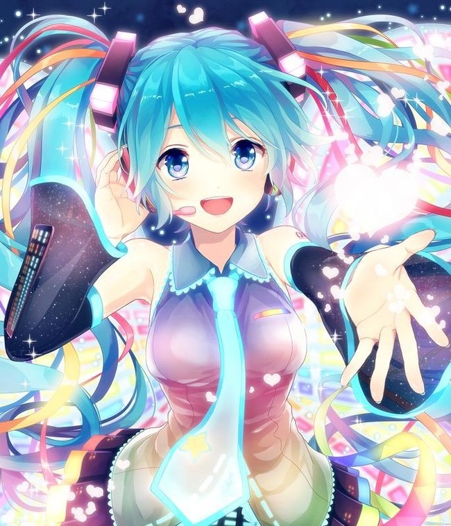 Come with me to my world! - Anime, Not anime, Hatsune Miku, Vocaloid, Kawaii, Anime art