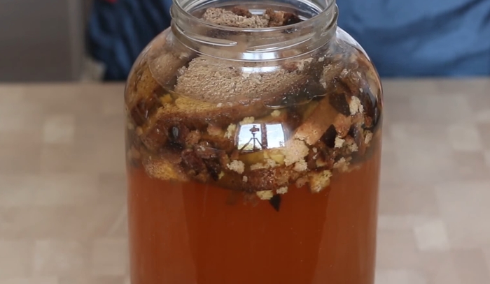 Real bread kvass at home - My, Bread kvass, Kvass, Recipe, Video recipe, Cooking, Food, Irinacooking, Video, Longpost