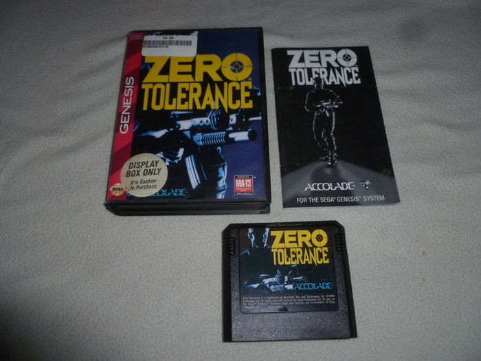 Zero Tolerance     Sega Sega, 16 , , , 90-, , , , , 