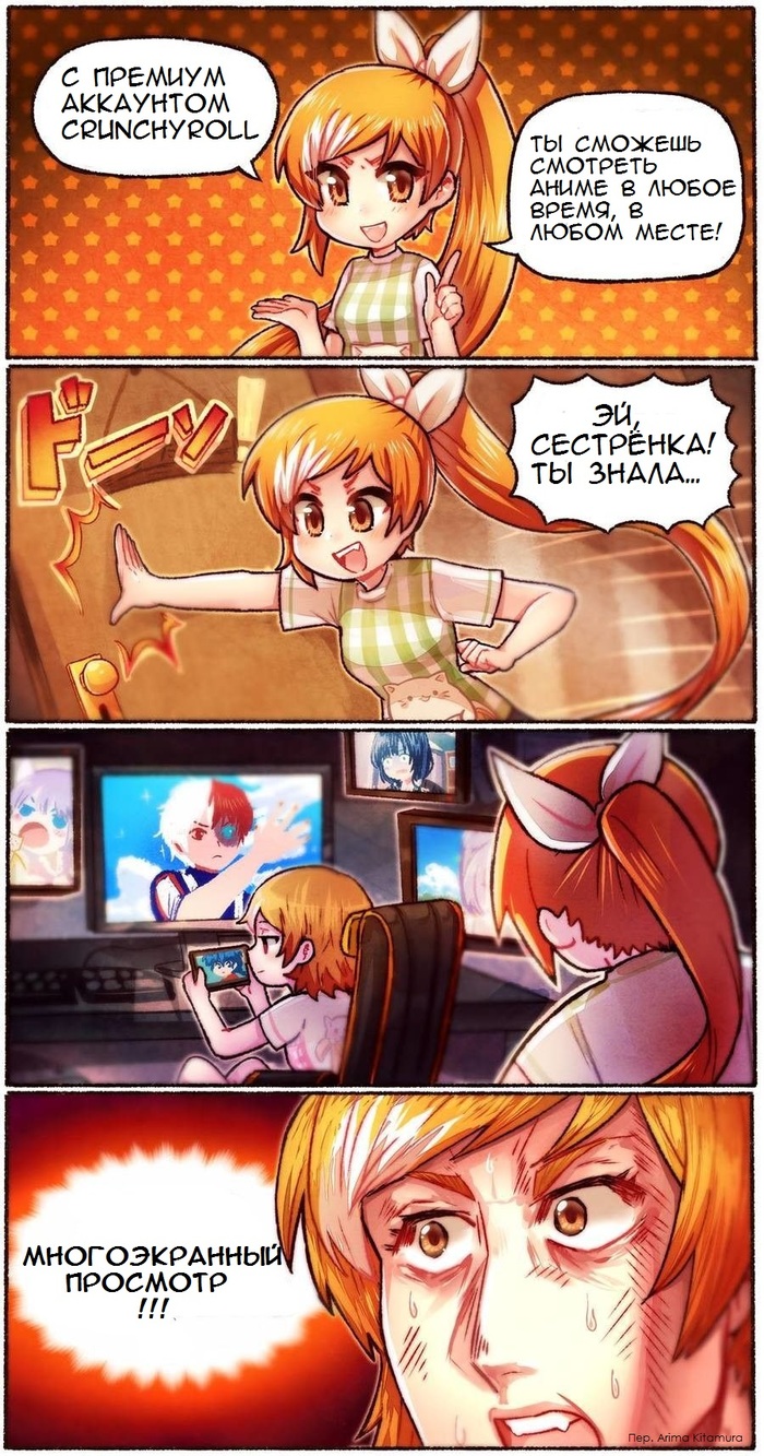 Multi-Screen View - Hime Crunchyroll, Comics, Anime, Initial D