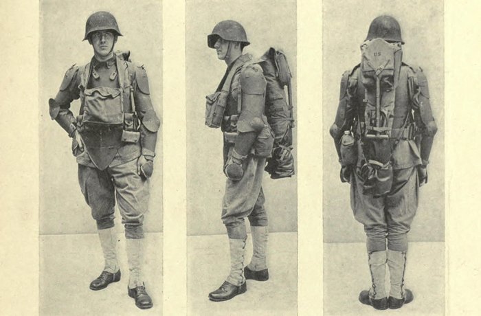 Design Equipment for US Army Assault Teams (1917) submitted by Dr. Ford Basch Dean - US Army, A uniform, Story, World War I, Assault groups, 1917, Old photo, The soldiers, , Equipment