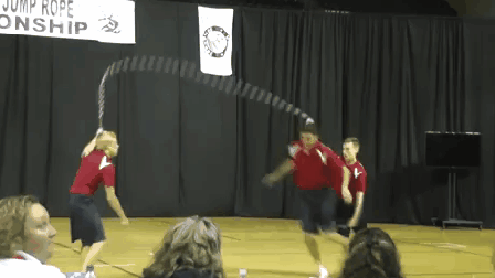 Rope - Skipping rope, Trick, GIF