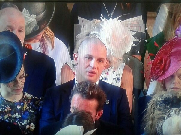 Tom Hardy at Prince Harry's Royal Wedding - Tom Hardy, Prince, Harry, Actors and actresses