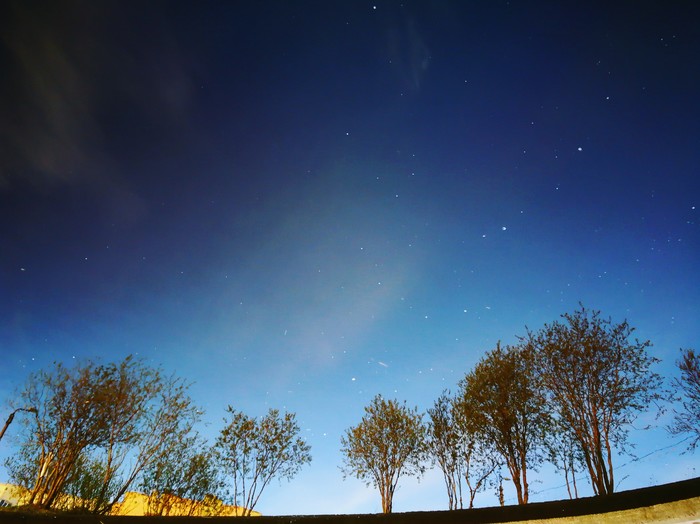 sky illusion - My, Sky, Starry sky, Stars, Reflection, Stars