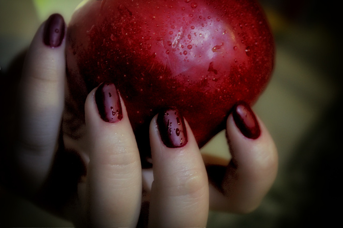 Learning to photograph - My, The photo, Manicure, Beginning photographer, I want criticism, Apples