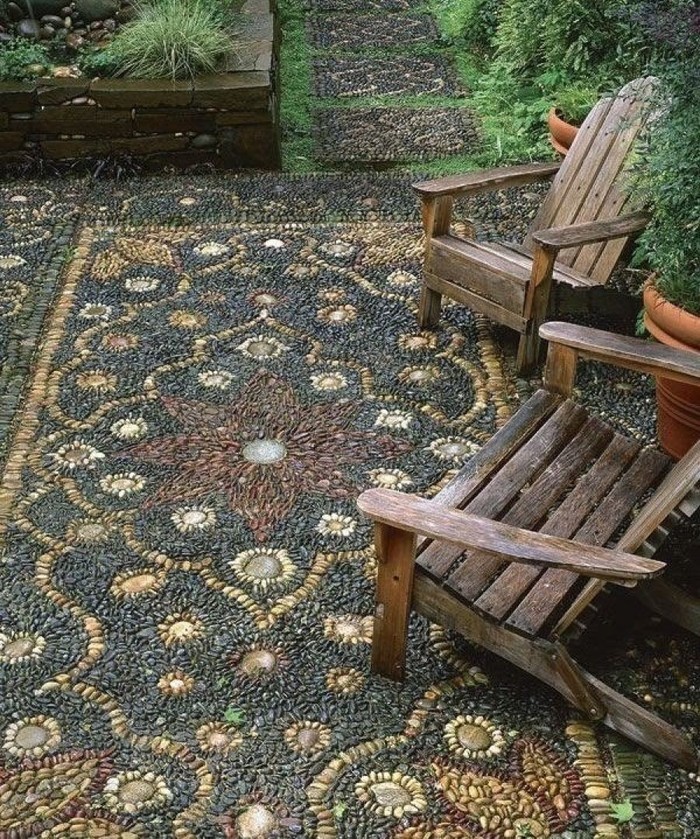 Carpet from Pebbles - Carpet, Design, Exterior, Garden