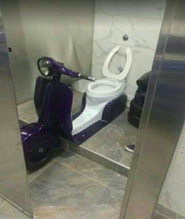 My friend is an easy rider (c) - Riding, Carelessness, Toilet humor