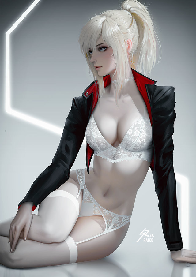 Tess Pin-Up , Anime Art, , ,  , Raikoart