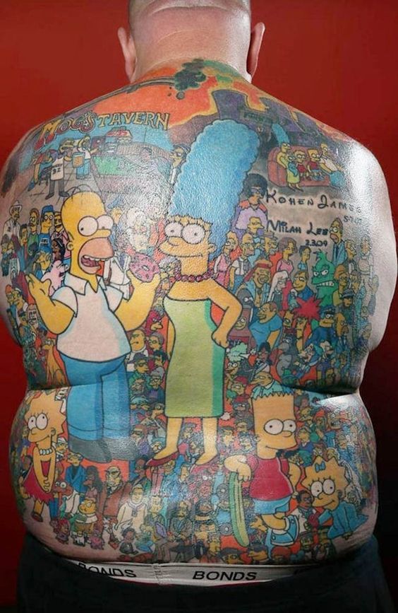 Main fan - Tattoo, , The Simpsons, Homer Simpson