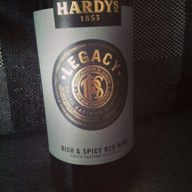 Hardy's Legacy Rich & Spicy - Вино, Австралия, Красный, Полусладкое, Длиннопост