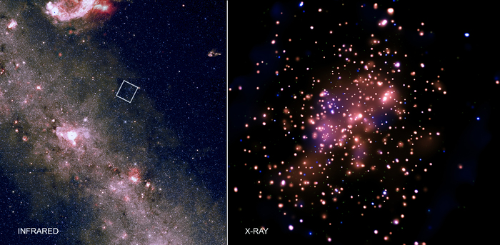 Star family portrait - My, Star Cluster, Deep space, Chandra, Longpost