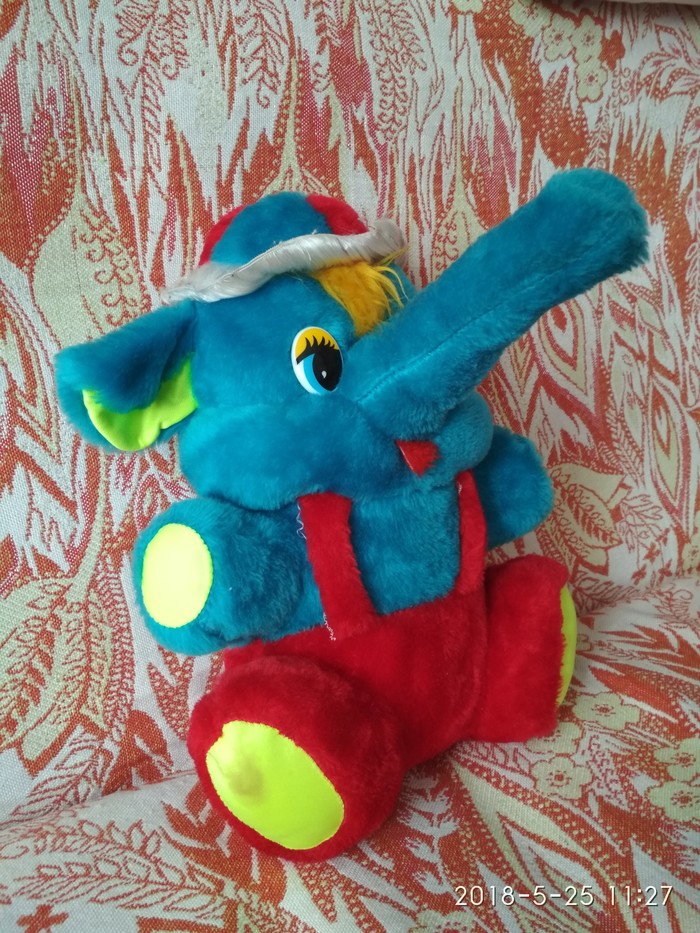 Elephant pikabushnik - Imagination, Soft toy, The photo, Humor, Baby elephant