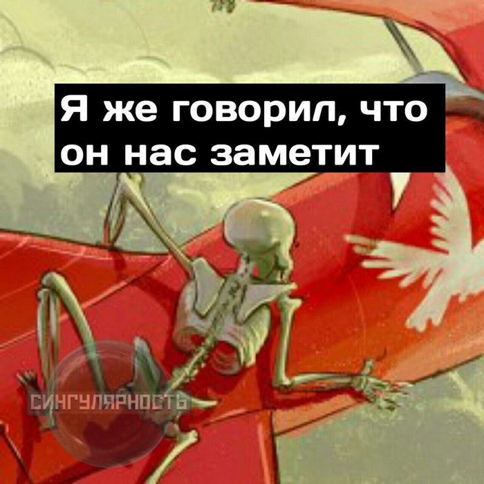 Skeletons and plane - My, VK group, Comics, Humor, Longpost, Singularity comics, Skeleton, Airplane, Public