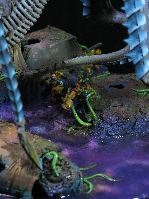 Tyranid Hierophant Bio Titan - Warhammer 40k, Wh miniatures, Tyranids, Space Marine, Longpost