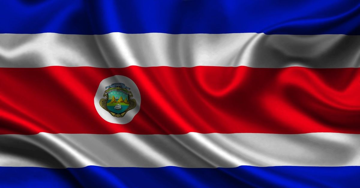 Коста рика посольство. Коста Рика флаг. Флаг Коста Рики. Коста Рика флаг флаг. Флаг Коста Коста Рика.