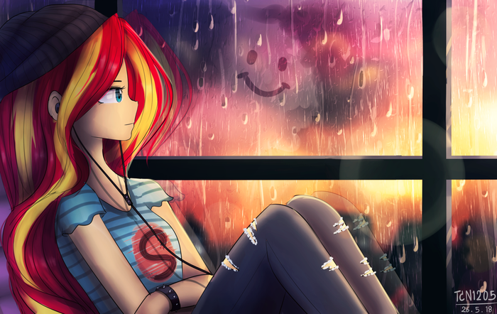 Look at the sunset My Little Pony, Equestria Girls, Sunset Shimmer, Looknamtcn