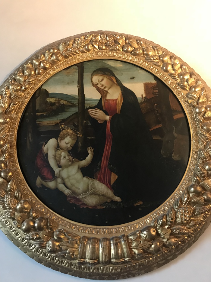 Madonna with a UFO - Madonna and Child, UFO, Savonarola, Theory, Art, Revival, Longpost, Painting