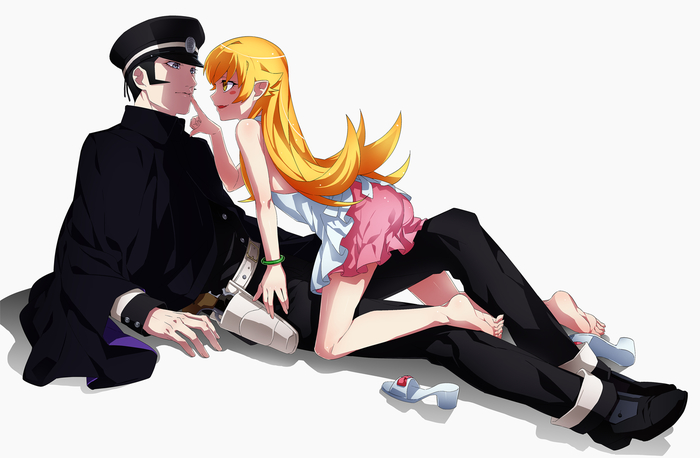 Predicament - Anime art, Anime, Crossover, Monogatari series, Shinobu oshino, Shin Megami Tensei, , Crossover