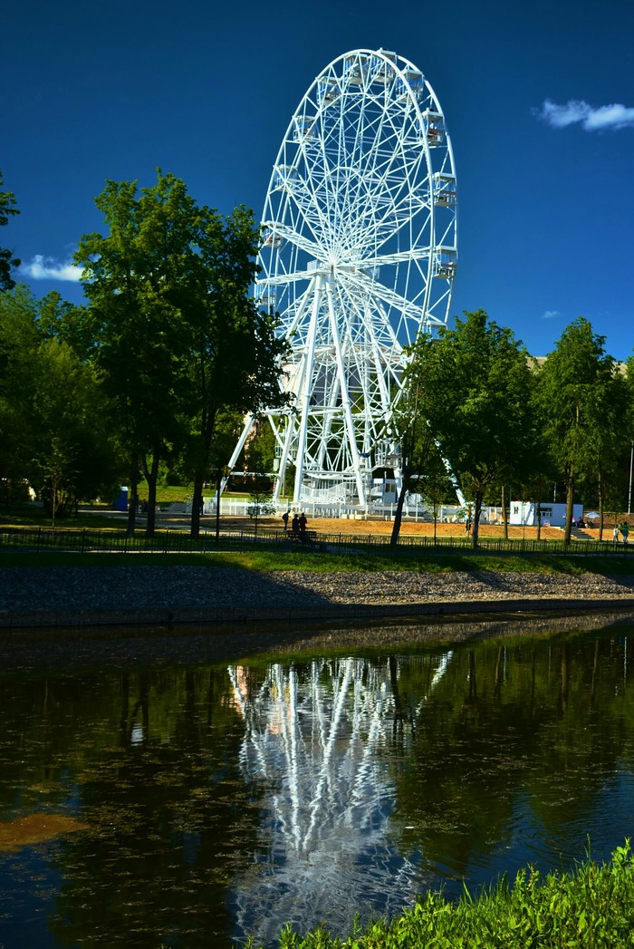 Walk. G. Ivanovo - My, Ivanovo, Beginning photographer, Nikon d3400, The park, Ferris wheel, Longpost