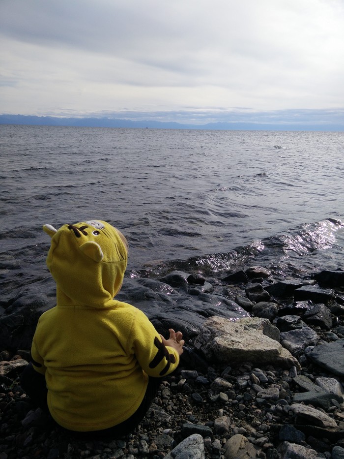 Tigra and Baikal - My, Baikal, Children, The photo, Nature