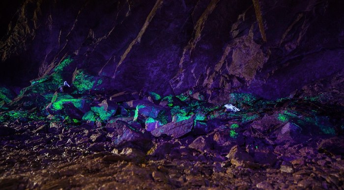 Урановые штольни Бештау. длиннопост, Бештау, урановый рудник, люминесценция