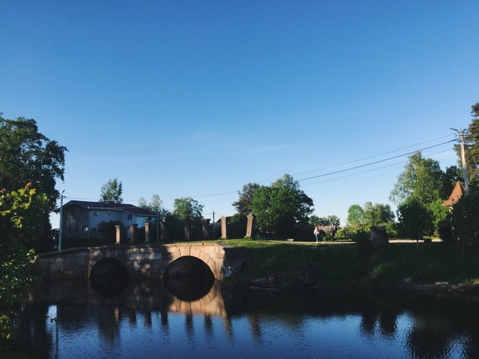 Neighborhood of St. Petersburg - My, Saint Petersburg, Nature, River, Village, Spring, The photo, Longpost