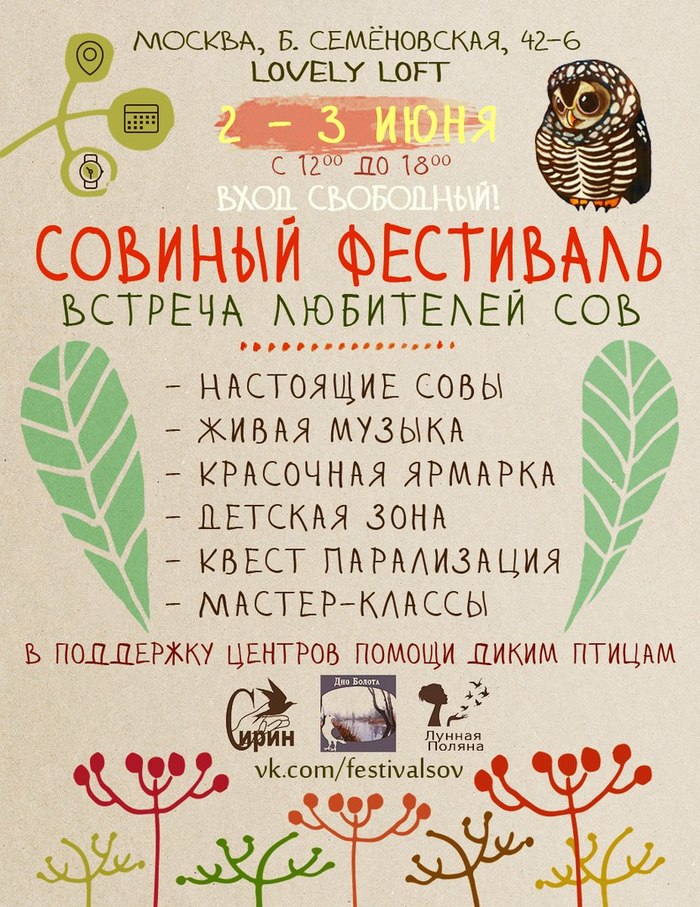 Owl Festival. - My, Owl, The festival, Moscow, Leisure, Charity, Video, Longpost