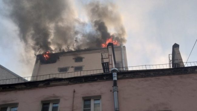 Mde. - , Fire, Saint Petersburg