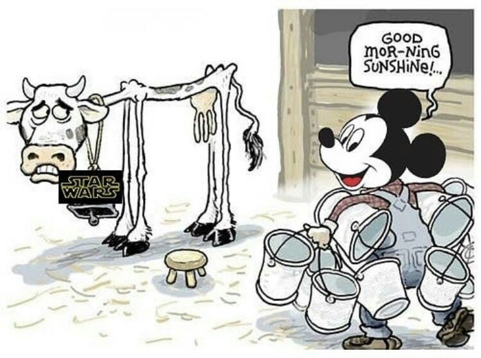 Star Wars - Reddit, Star Wars, Cow, Mickey Mouse, Walt disney company