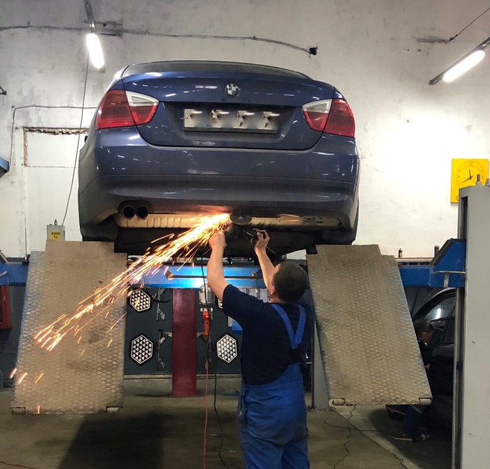 Fearless master and safety technique - My, Safety engineering, Car service