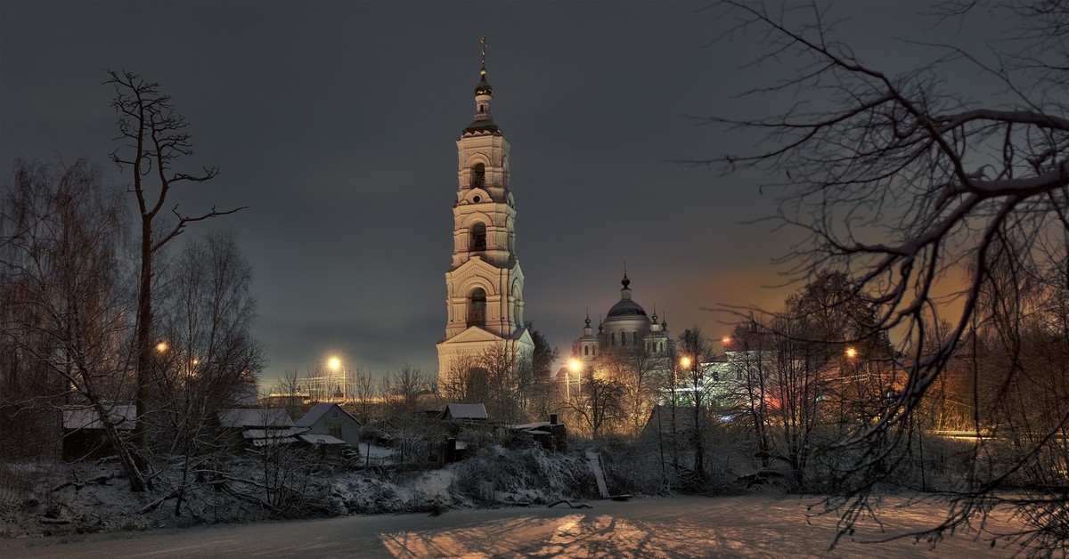 Церковь Ратмино закат