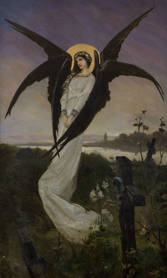 Angel of death in world painting - , Painting, Art, Longpost