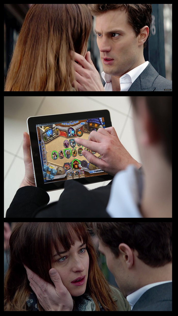 When an important romantic moment - Fifty Shades of Gray, Memes, Hearthstone, Games, Fifty Shades of Gray (film)