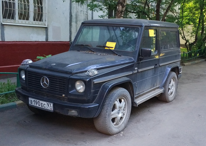 Abandoned Gelandewagen - My, Abandoned cars, Gelendvagen, Moscow