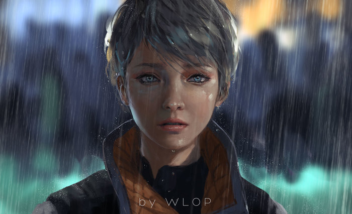 "Kara (Detroit: Become Human)" by WLOP , Wlop, Detroit: Become Human