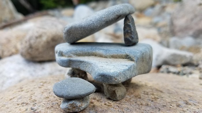 Piano made of stones (minerals) - Piano, Pebbles, Cobble, Composition