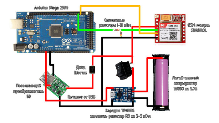 TOUCH PAGER ON ARDUINO - My, With your own hands, Arduino, Homemade, Gsm, , Do it, Pager, Video, Longpost