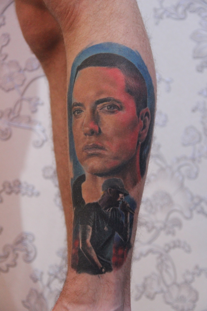 HOW DO YOU TATTOO!? - My, Tattoo, Eminem, Russian eminem