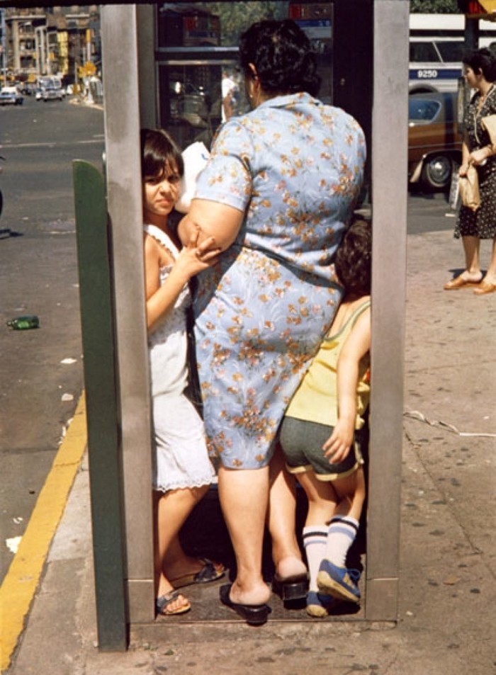 Telephone booth, 1988, USA - USA, New York