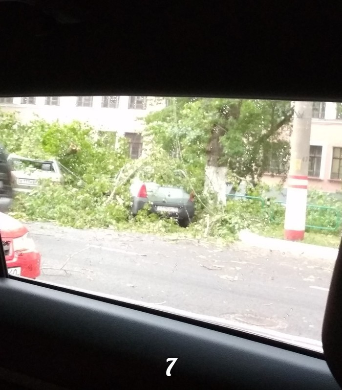 Ураган в Саранске Ураган, Саранск, Плохая погода, Длиннопост