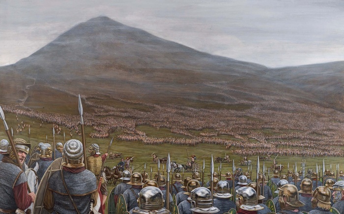 Battle of the Graupia Mountains. Roman conquest of Britain - Ancient Rome, The Roman Empire, Battle, , Great Britain, , Longpost, Conquest
