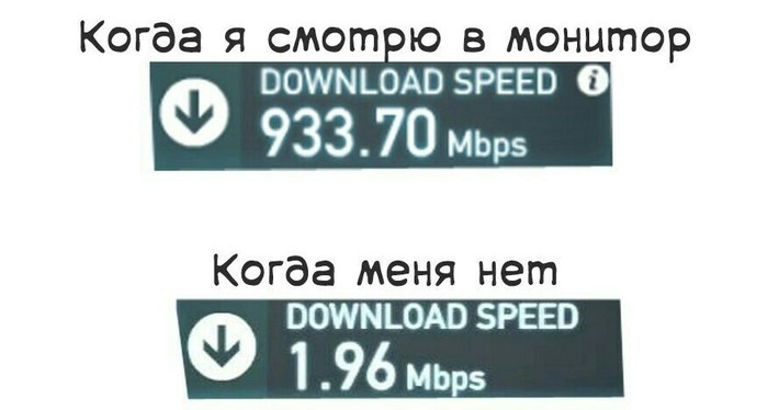 Download speed - loading, From the network