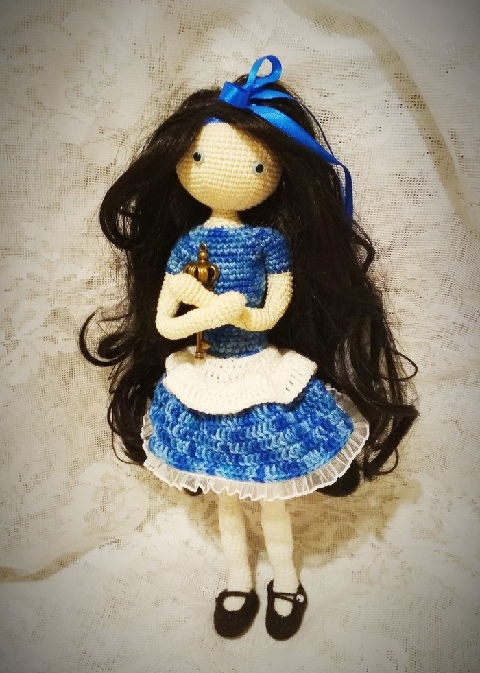 Alice in wonderland - My, Needlework without process, Amigurumi, Alice in Wonderland, Frame toy, Handmade, Longpost