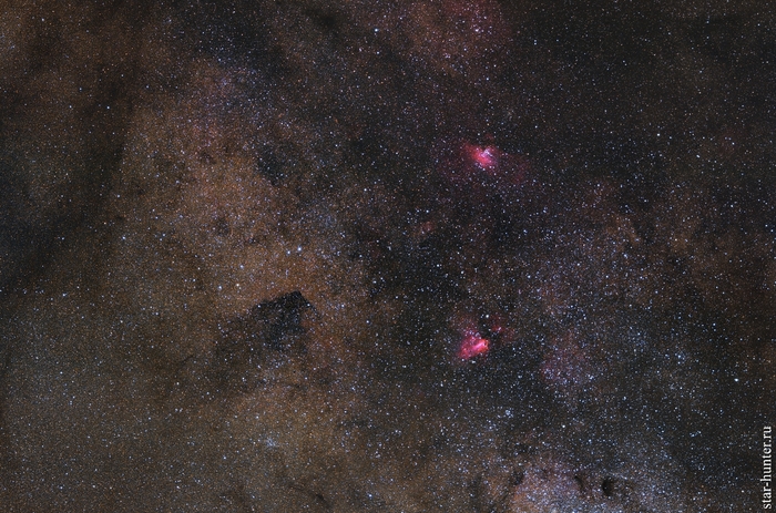  Barnard 312, M16  M17. 9  2018  , , , , Canon, Starhunter, 