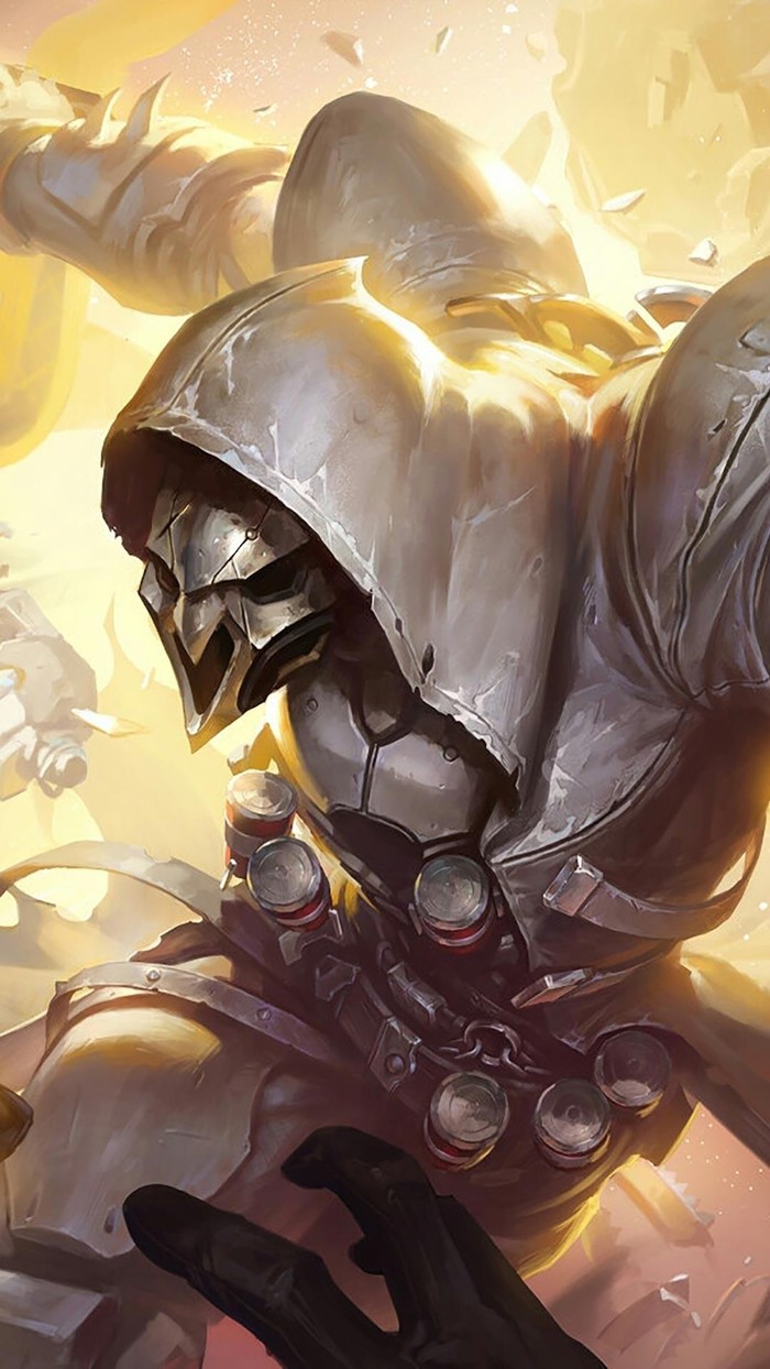 OverArt #5 Overwatch, Sombra, Soldier 76, Reaper, Mercy, Game Art, , 