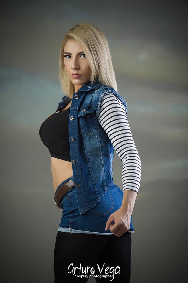 Android 18! - NSFW, Android 18, Gabybarbiefit, Dragon Ball, Косплей, Красивая девушка, Аниме, Длиннопост