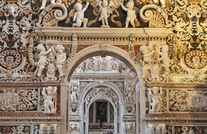 Stucco is never enough - Baroque, Architecture, Palermo, Italy, Church