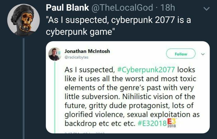 Cyberpunk 2077   . Cyberpunk 2077, E3 2018, ,  