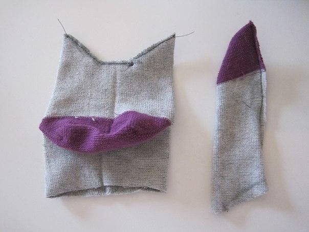 Sock soft toy - Needlework, Sewing, Do it yourself, With your own hands, cat, Soft toy, Longpost