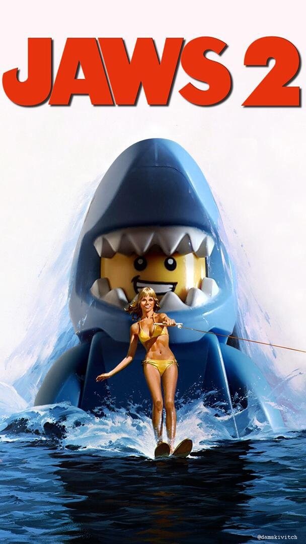 If Lego created a poster for the movie Jaws 2 - Jaws, Lego, Poster, Reddit